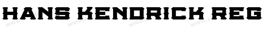 Hans Kendrick Regula字体转换